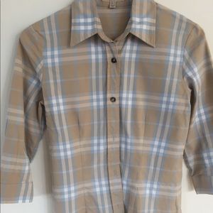 Burberry plaid shirt